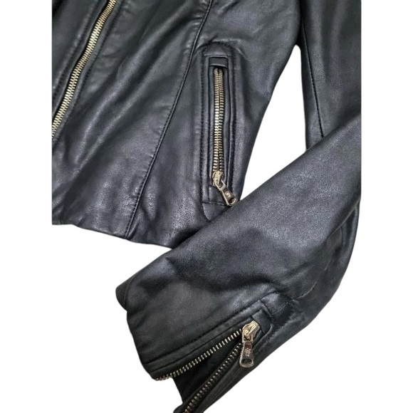 Massimo Dutti leather jacket - Picture 6 of 8
